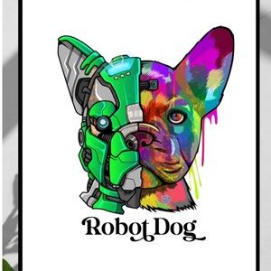 "Explore my captivating Robot Dog Art, a fusion of innovation and creativity!